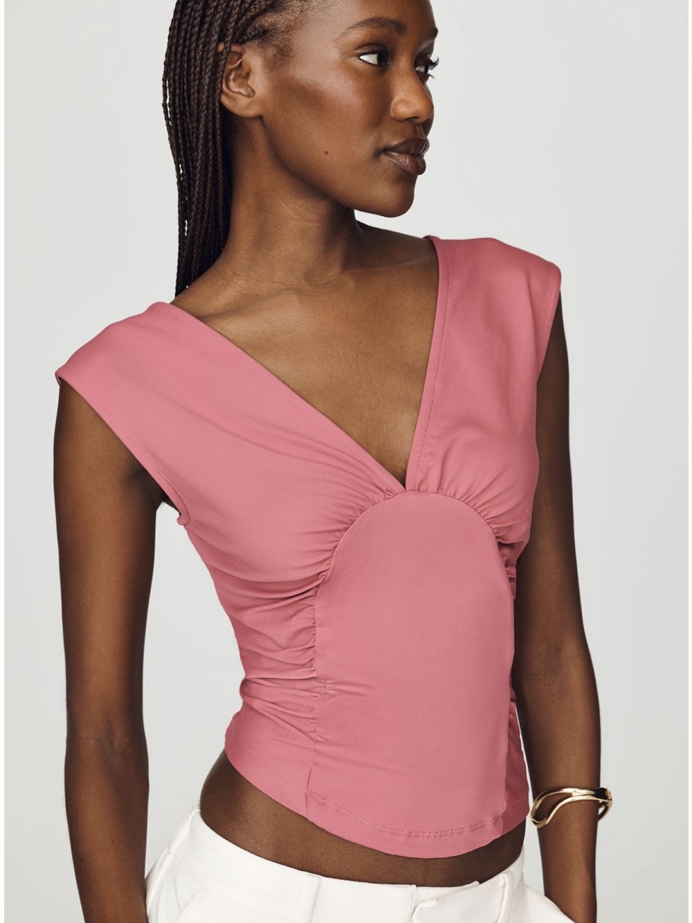 NWT Anthropologie Corset Style Top